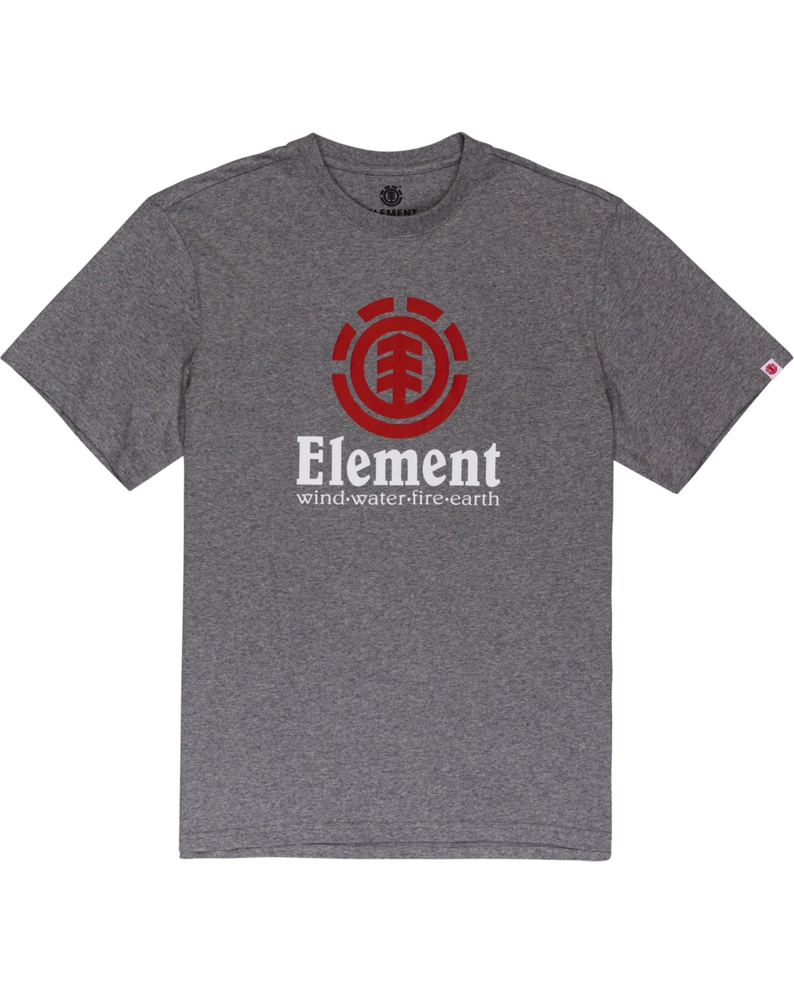 1 Vertical - Short Sleeve T-Shirt for Men Gray N1SSG4ELP9 Element