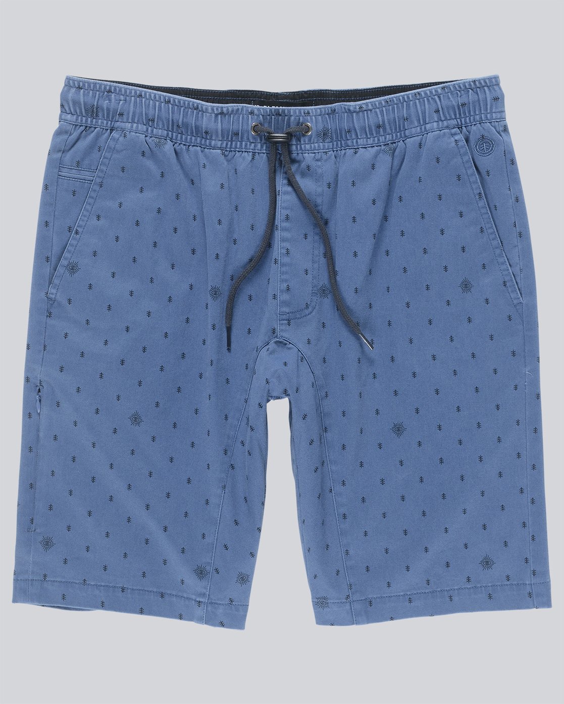 0 Altona Print Wk - Walkshort for Men Blue N1WKA5ELP9 Element