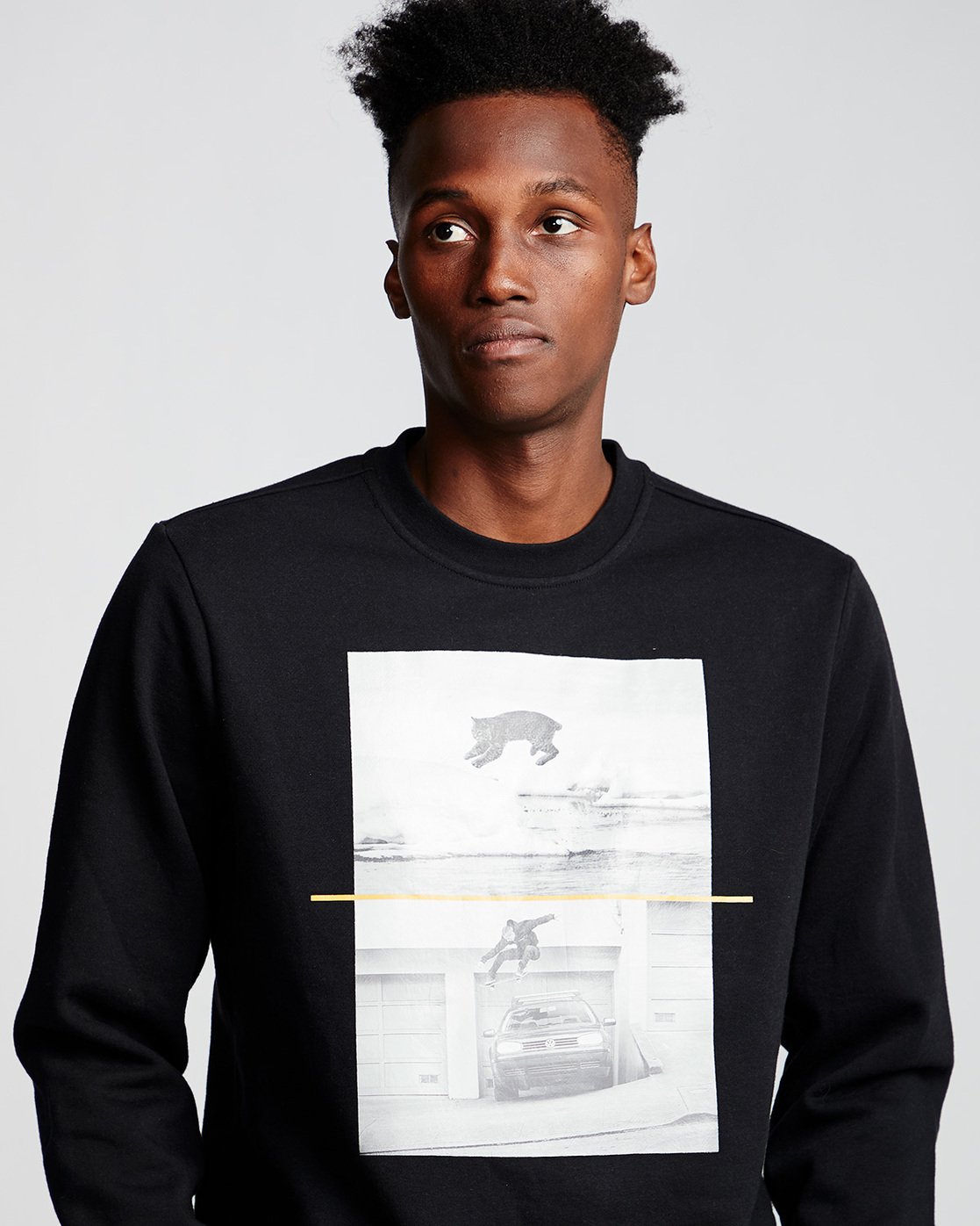 0 Bobcat Westgate - Sweatshirt Black Q1CRB2ELF9 Element