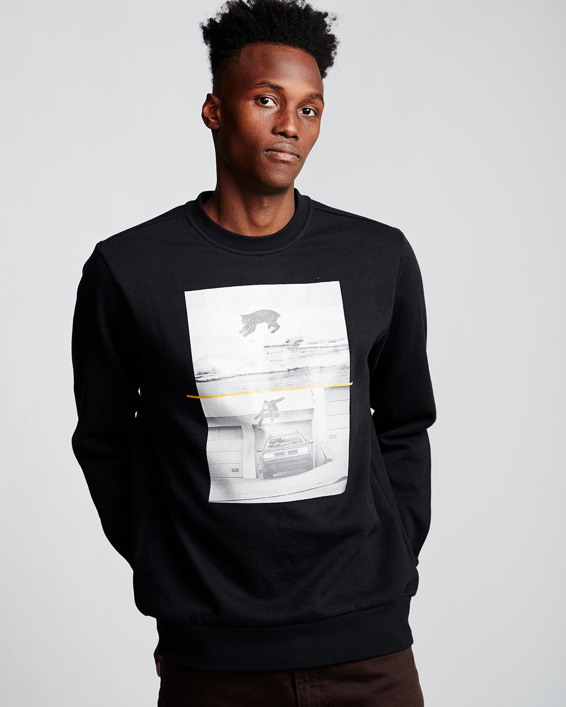 1 Bobcat Westgate - Sweatshirt Black Q1CRB2ELF9 Element