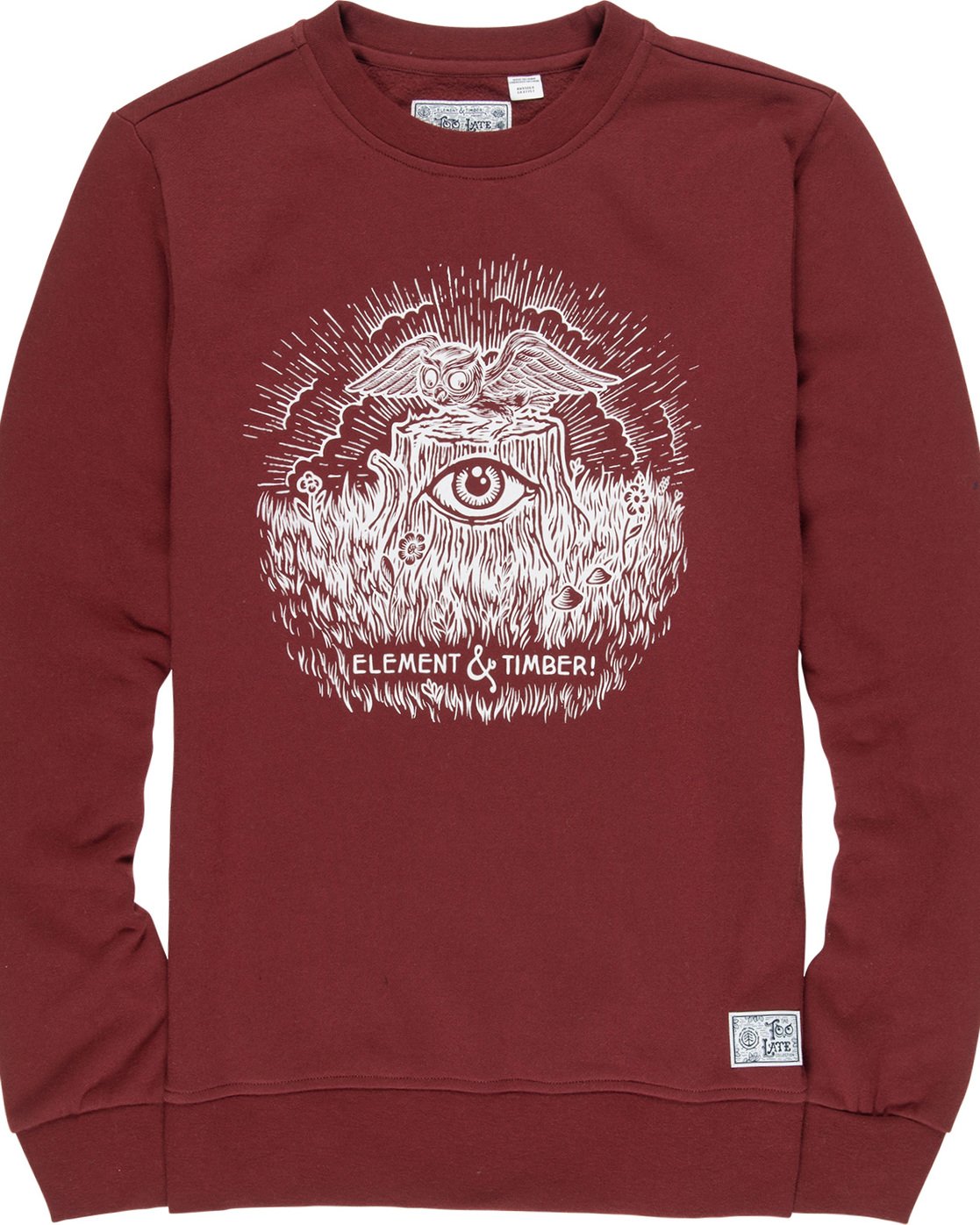 4 Too Late Stump - Sweatshirt Red Q1CRB4ELF9 Element