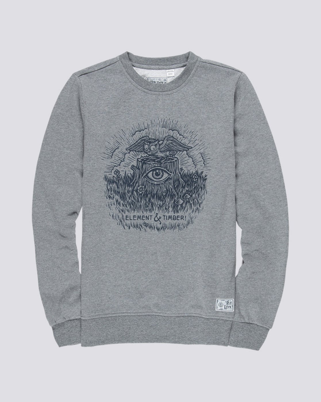 3 Too Late Stump - Sweatshirt Gray Q1CRB4ELF9 Element