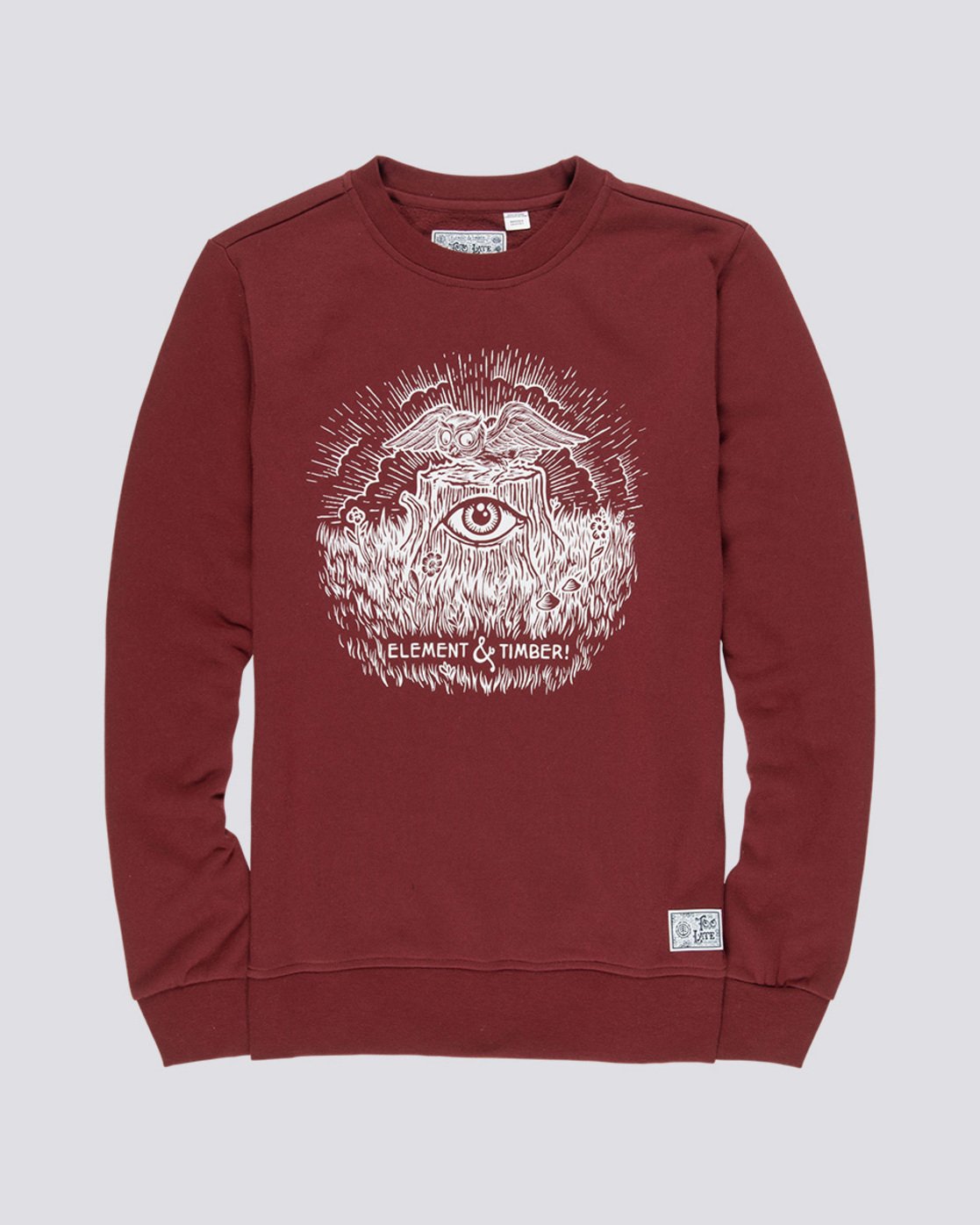 3 Too Late Stump - Sweatshirt Red Q1CRB4ELF9 Element