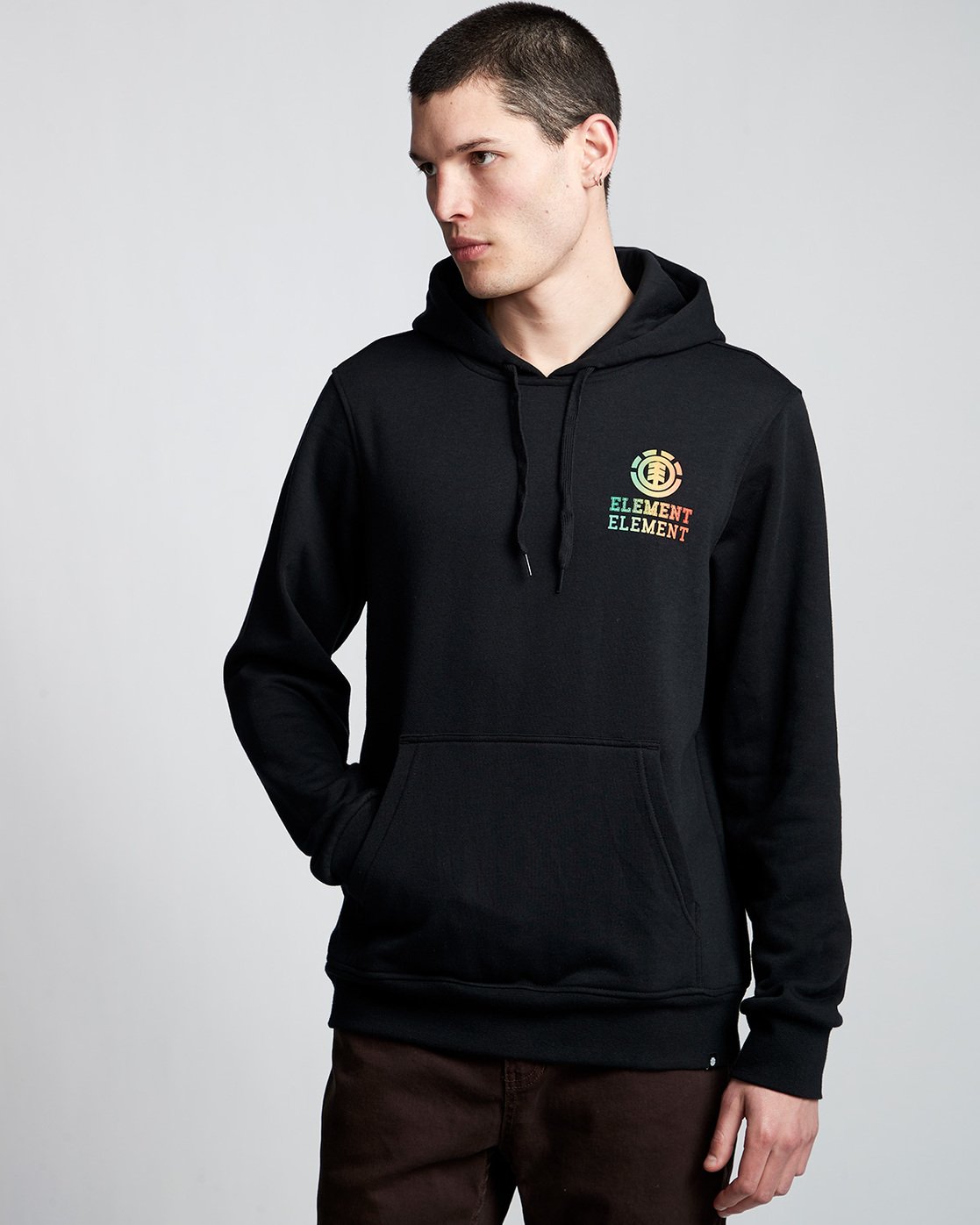 0 Drop - Hoodie Black Q1HOB1ELF9 Element