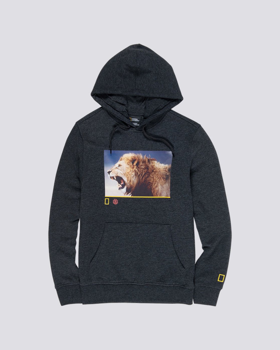 3 Snarl - Hoodie Gray Q1HOB5ELF9 Element