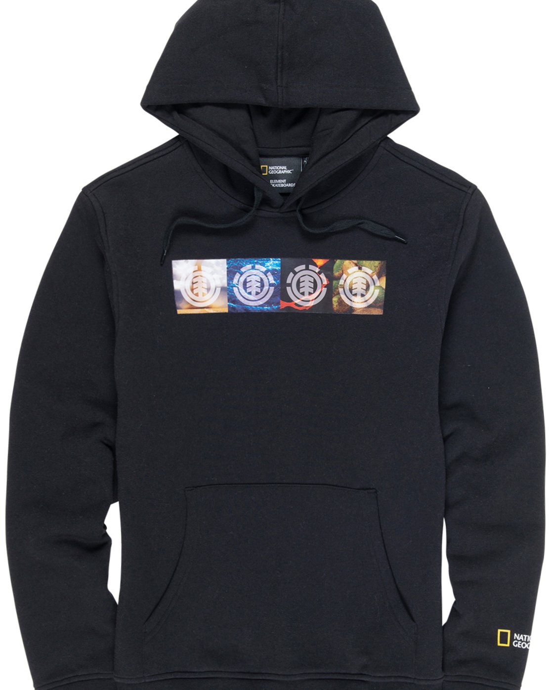 4 Horizontal Seasons - Hoodie Black Q1HOC1ELF9 Element