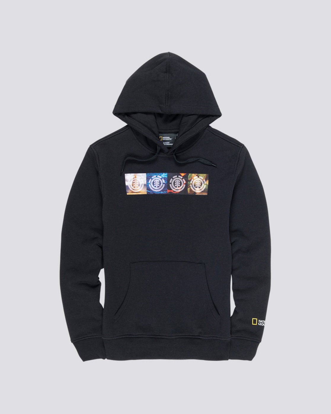 3 Horizontal Seasons - Hoodie Black Q1HOC1ELF9 Element