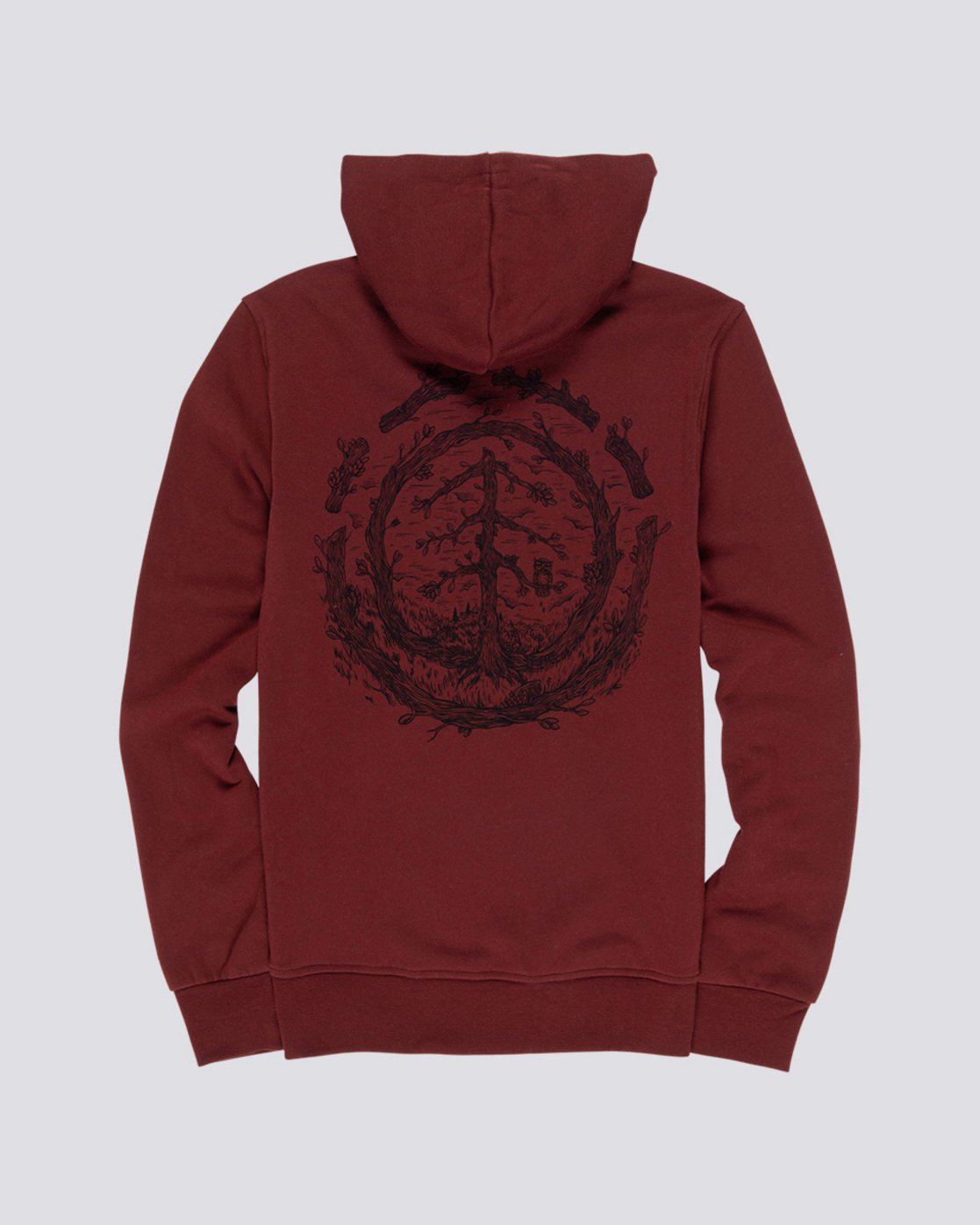 4 Too Late Logo - Hoodie Red Q1HOC3ELF9 Element