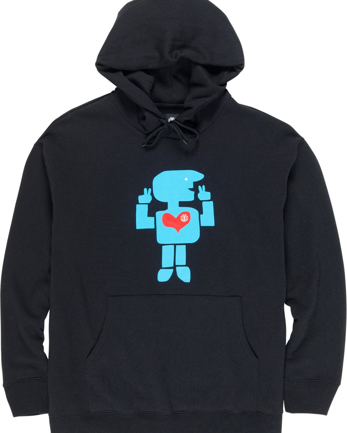 4 Barley - Hoodie Black Q1HOC6ELF9 Element