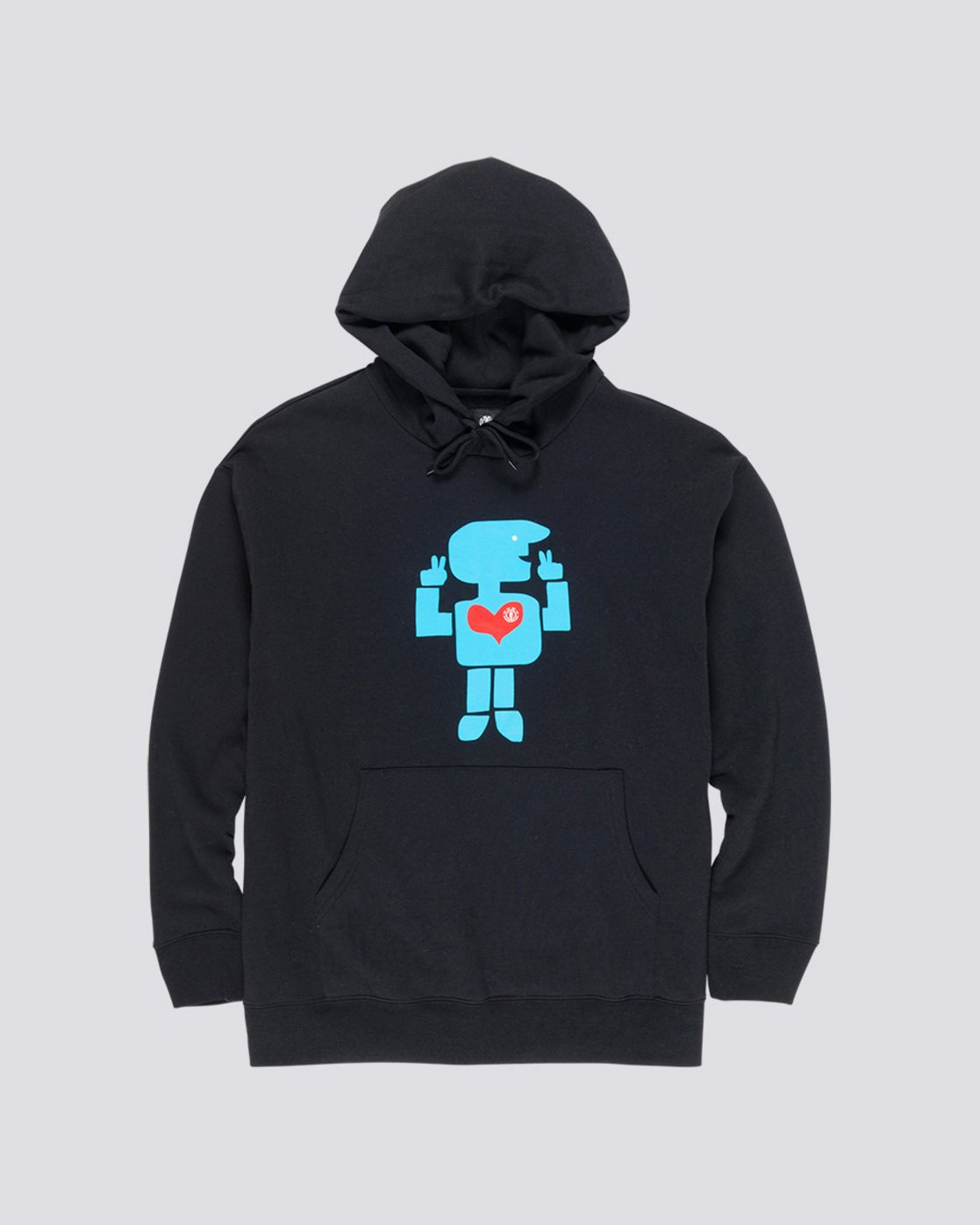 3 Barley - Hoodie Black Q1HOC6ELF9 Element