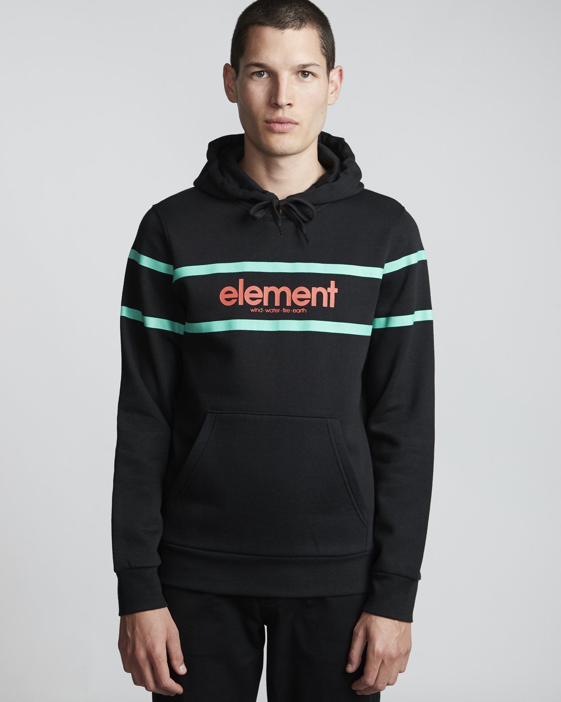 1 PRIMARY POP BIG HOOD SMU Black Q1HOD1ELMU Element