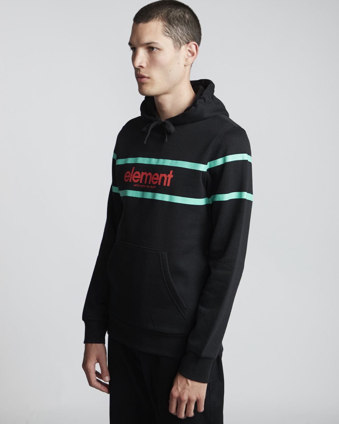 4 PRIMARY POP BIG HOOD SMU Black Q1HOD1ELMU Element