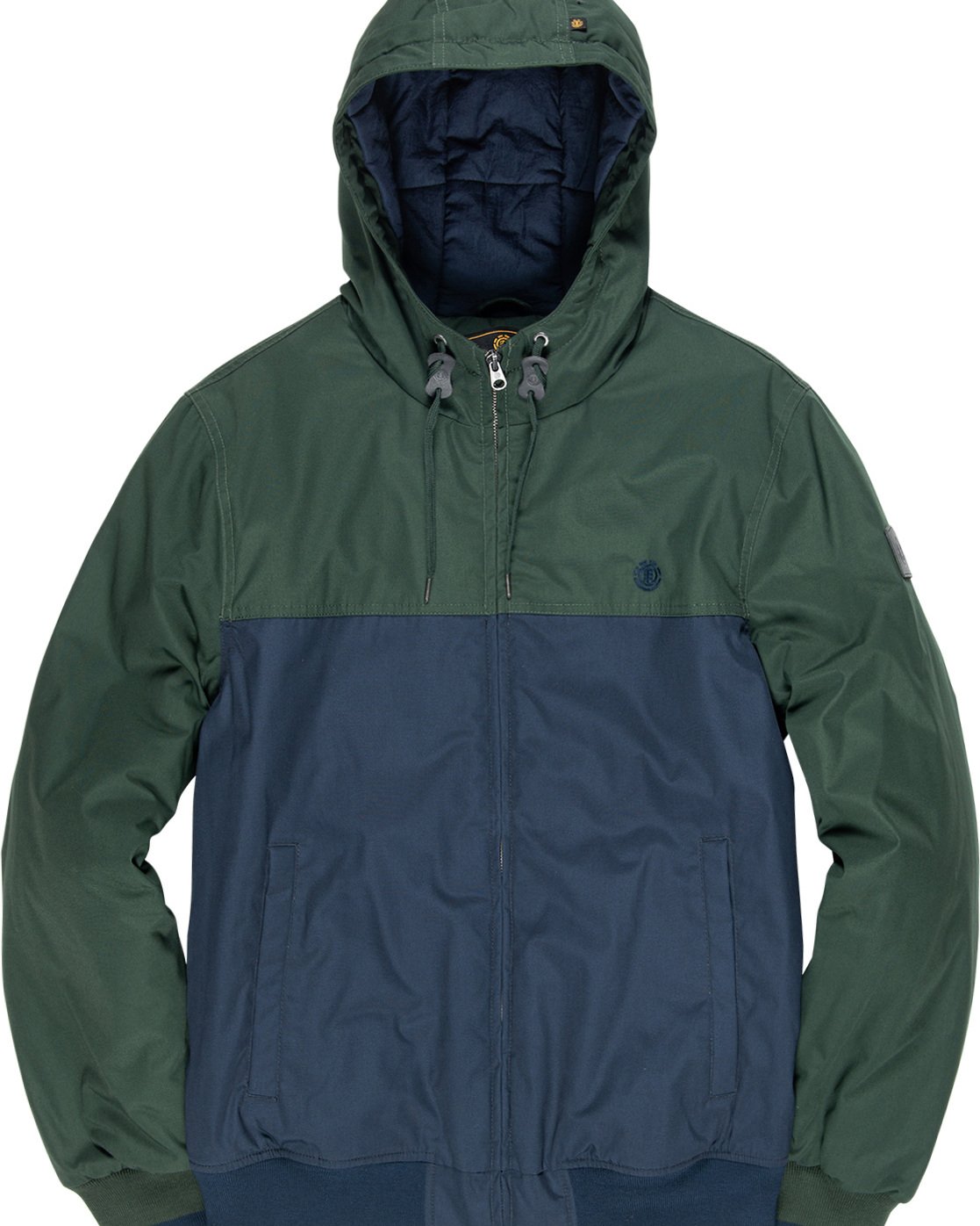 5 Dulcey 2 Tones - Hooded Jacket Green Q1JKB3ELF9 Element