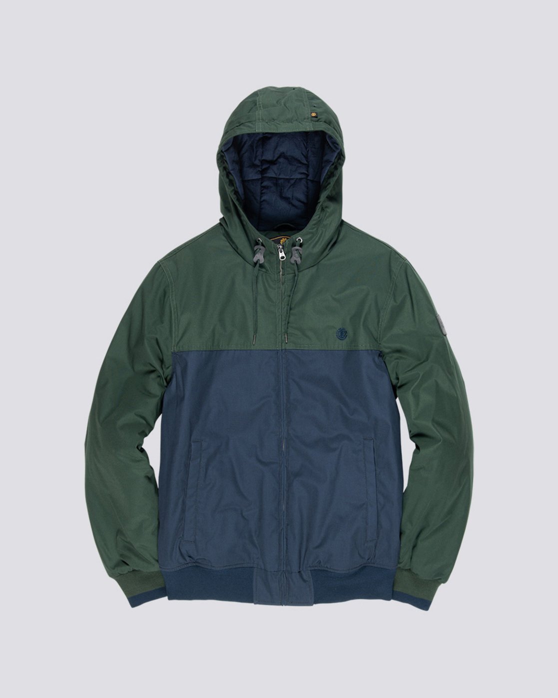 4 Dulcey 2 Tones - Hooded Jacket Green Q1JKB3ELF9 Element
