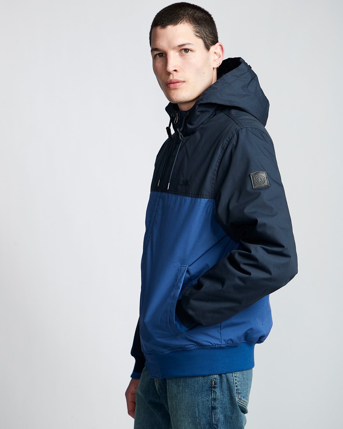 1 Dulcey 2 Tones - Hooded Jacket Blue Q1JKB3ELF9 Element