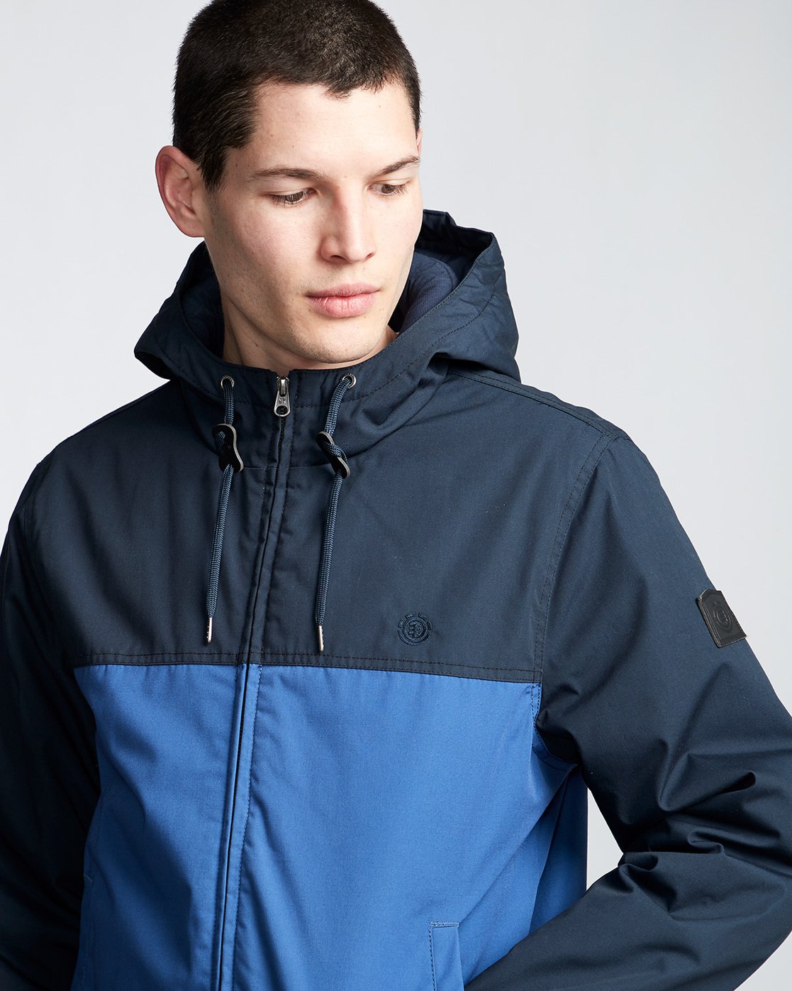 2 Dulcey 2 Tones - Hooded Jacket Blue Q1JKB3ELF9 Element