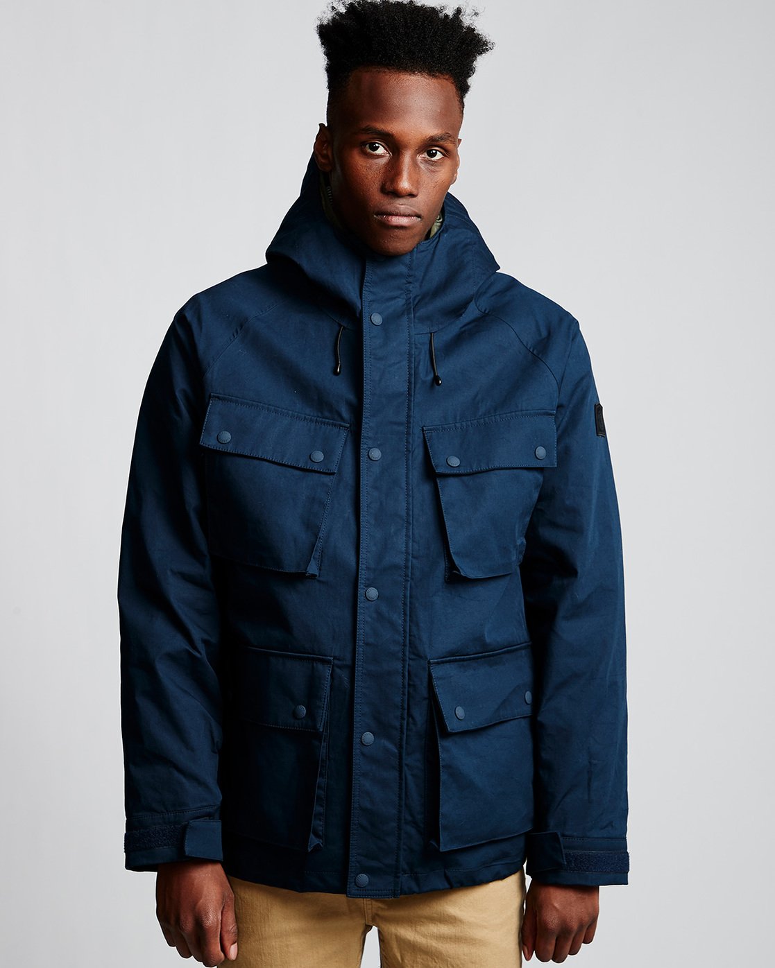 1 Overlook - Hooded Jacket Blue Q1JKD3ELF9 Element