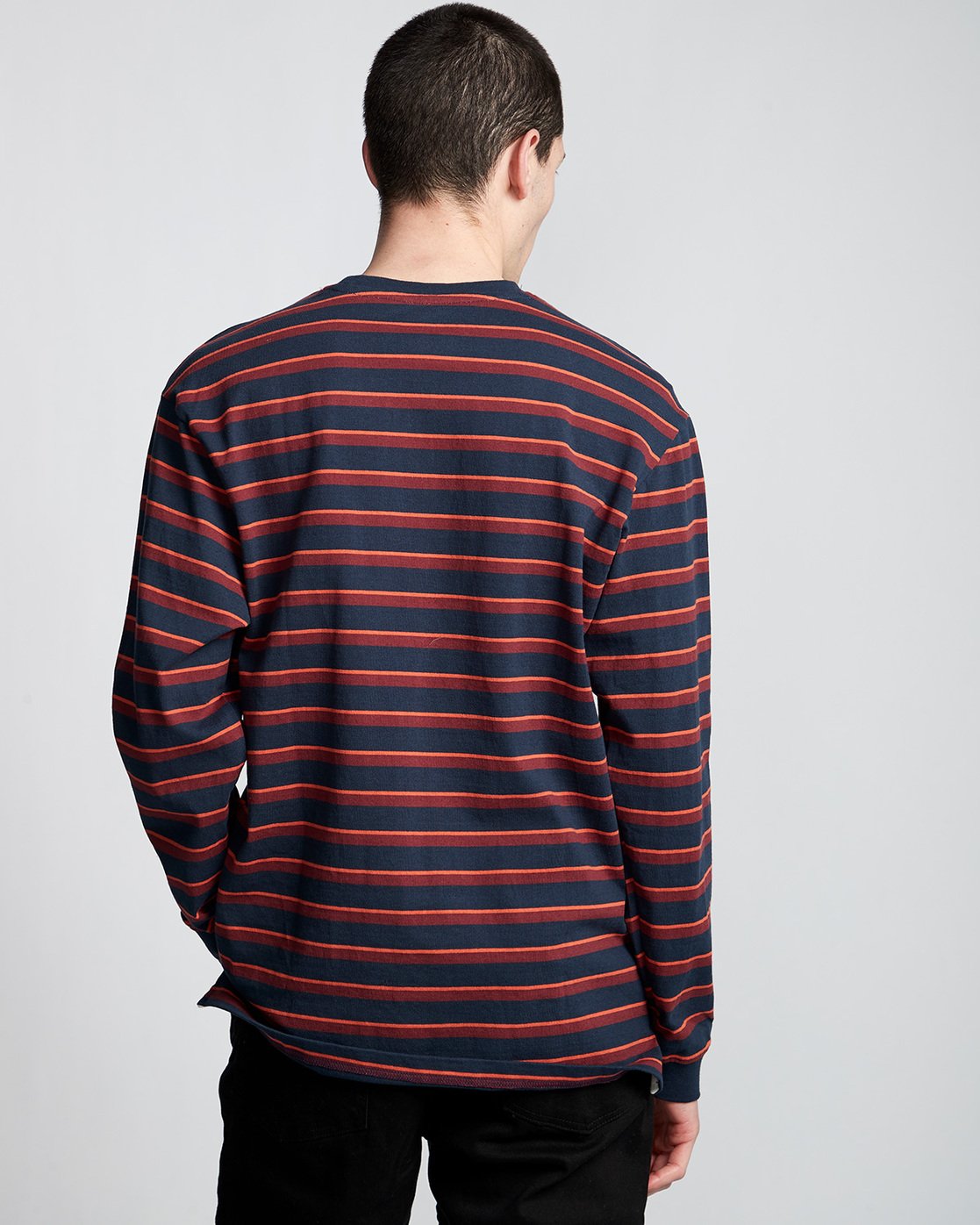 3 Heavy - Long Sleeve T-Shirt Blue Q1KTA6ELF9 Element