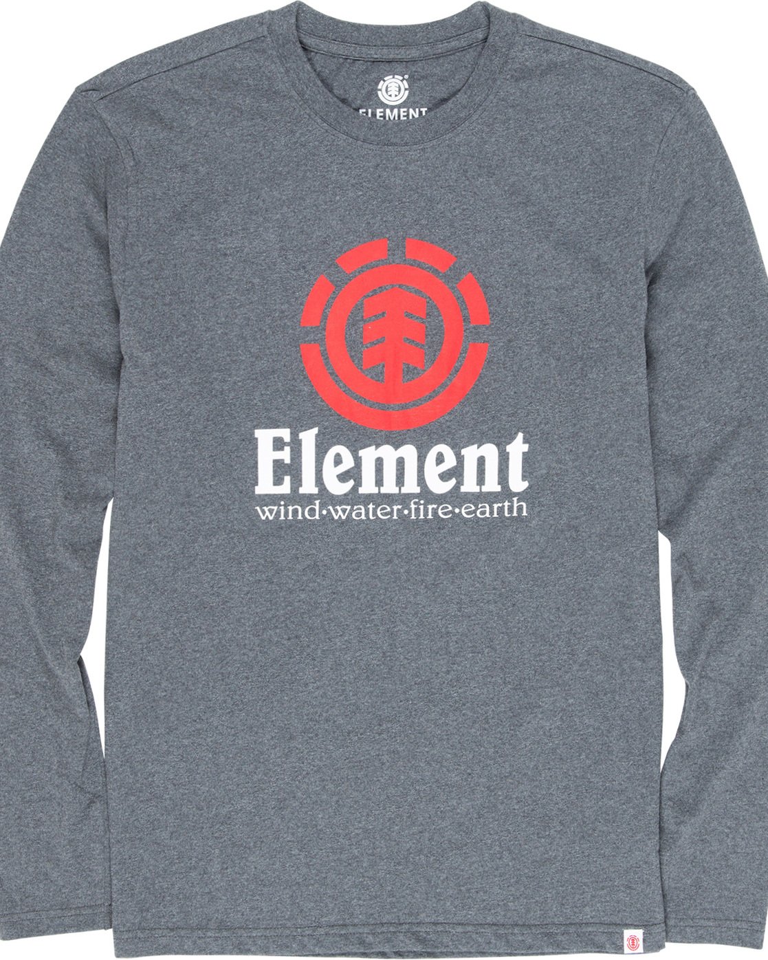 4 Vertical - Long Sleeve T-Shirt for Men Gray Q1LSA3ELF9 Element