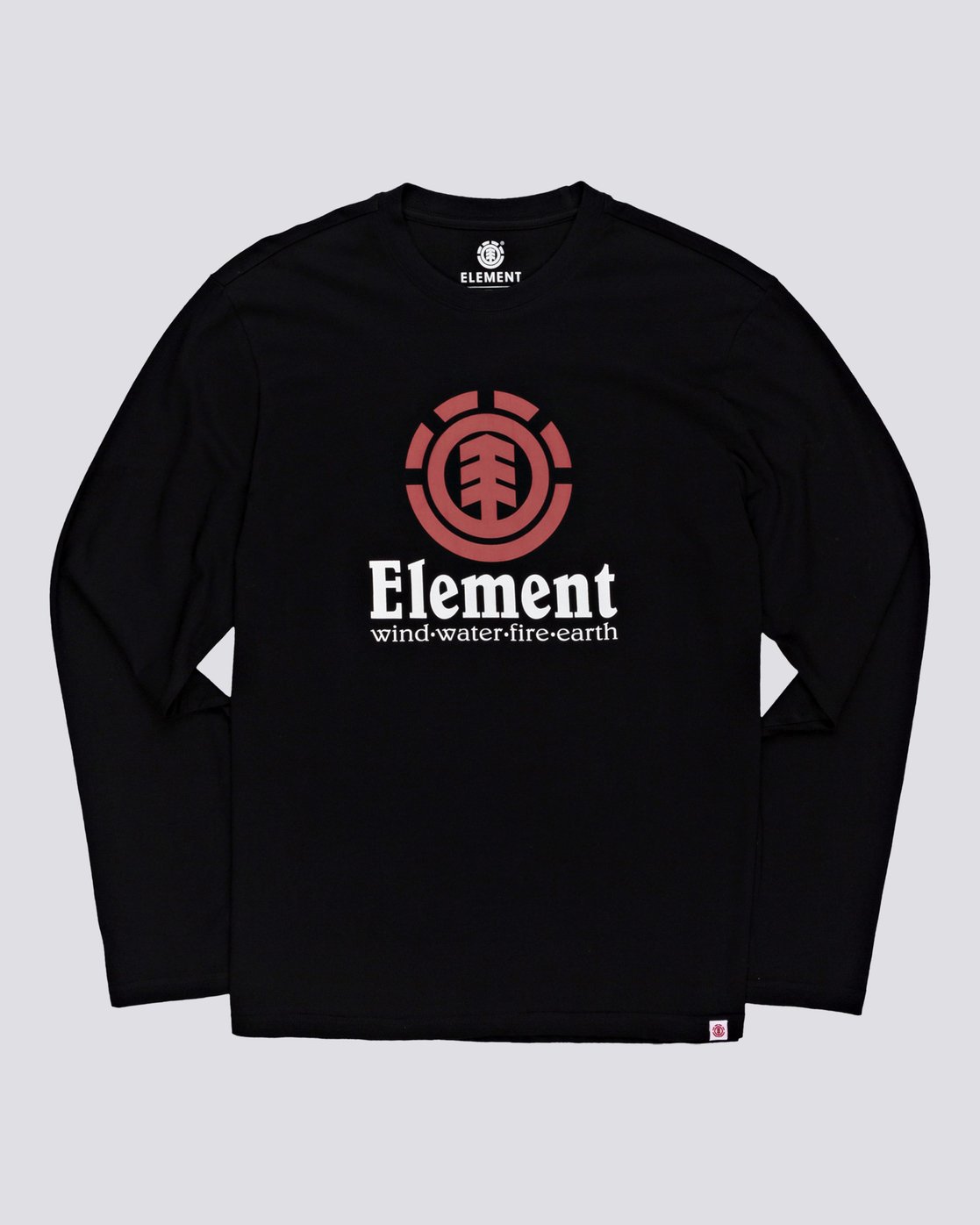 4 Vertical - Long Sleeve T-Shirt for Men Black Q1LSA3ELF9 Element