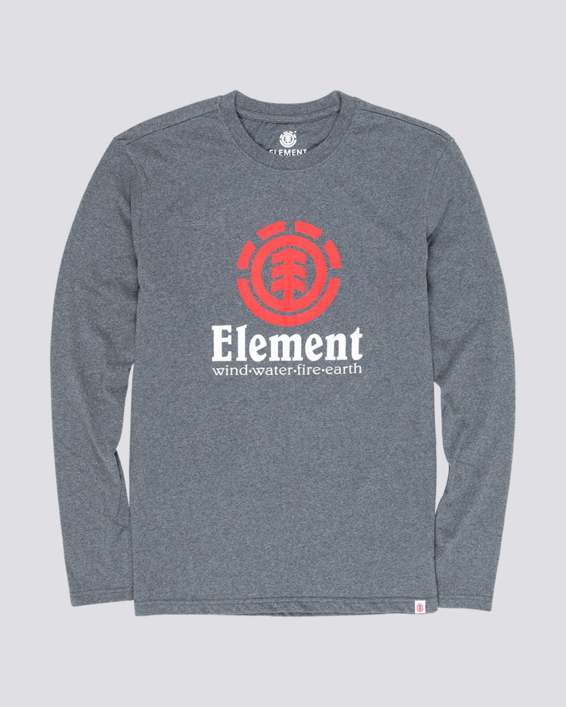 3 Vertical - Long Sleeve T-Shirt for Men Gray Q1LSA3ELF9 Element