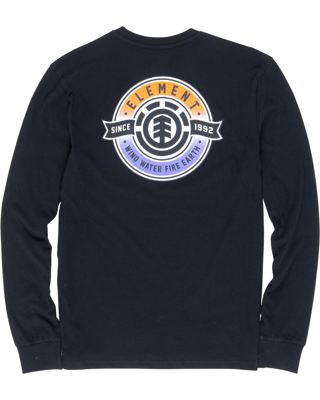 6 Medallian - Long Sleeve T-Shirt Black Q1LSA5ELF9 Element