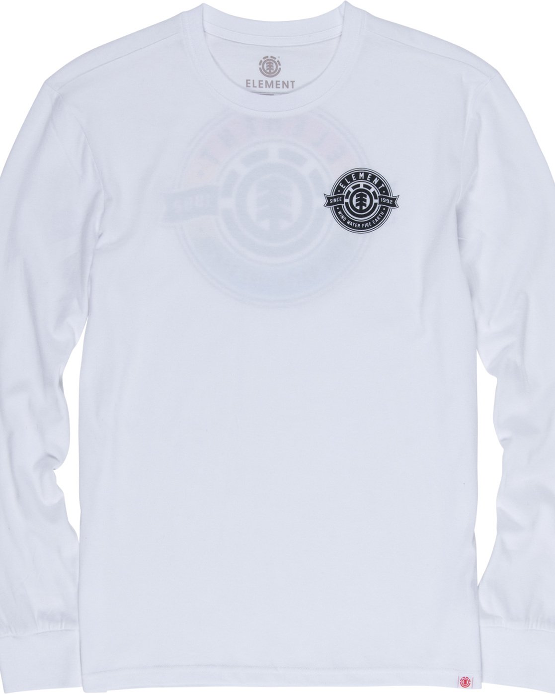 5 Medallian - Long Sleeve T-Shirt White Q1LSA5ELF9 Element