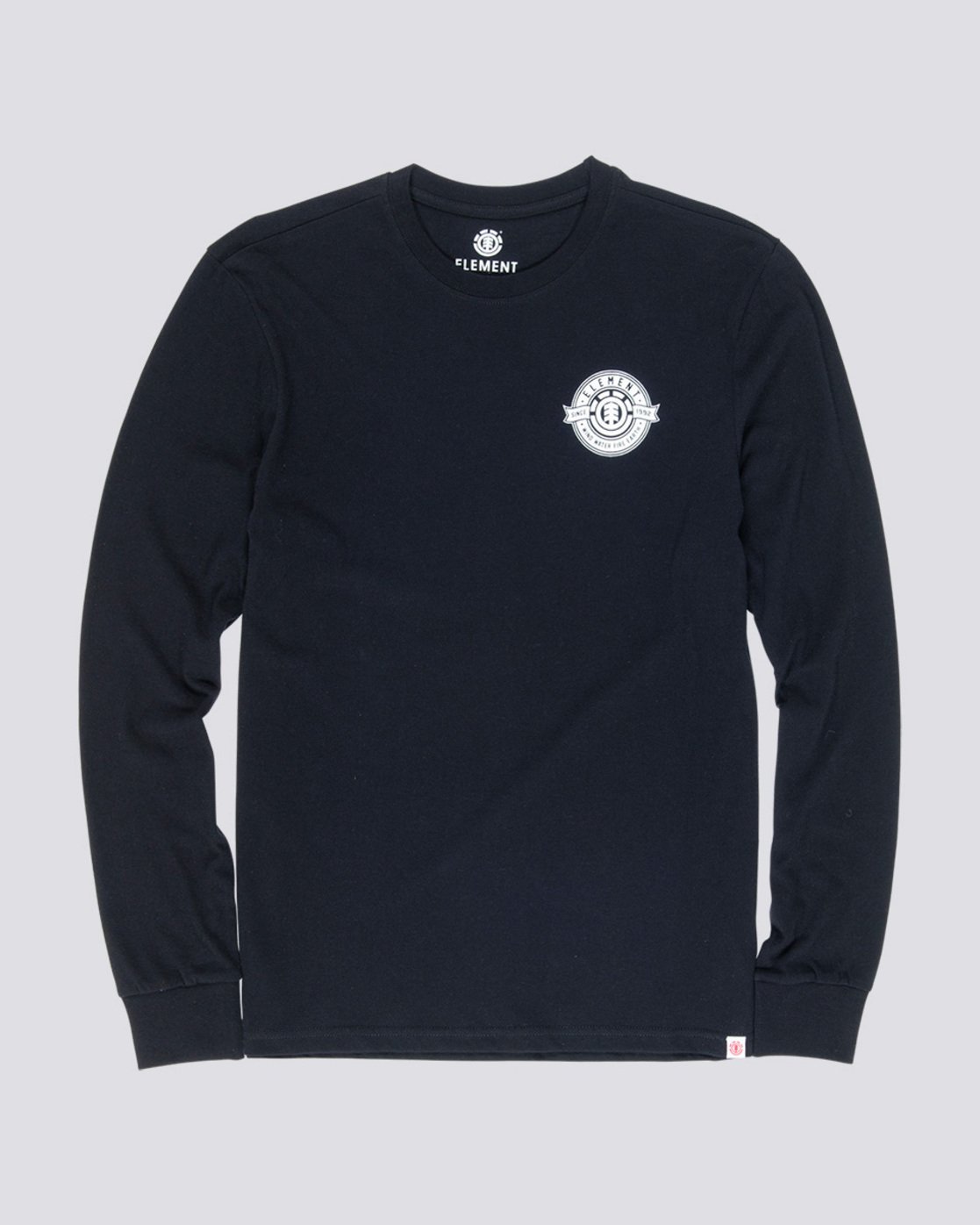 3 Medallian - Long Sleeve T-Shirt Black Q1LSA5ELF9 Element