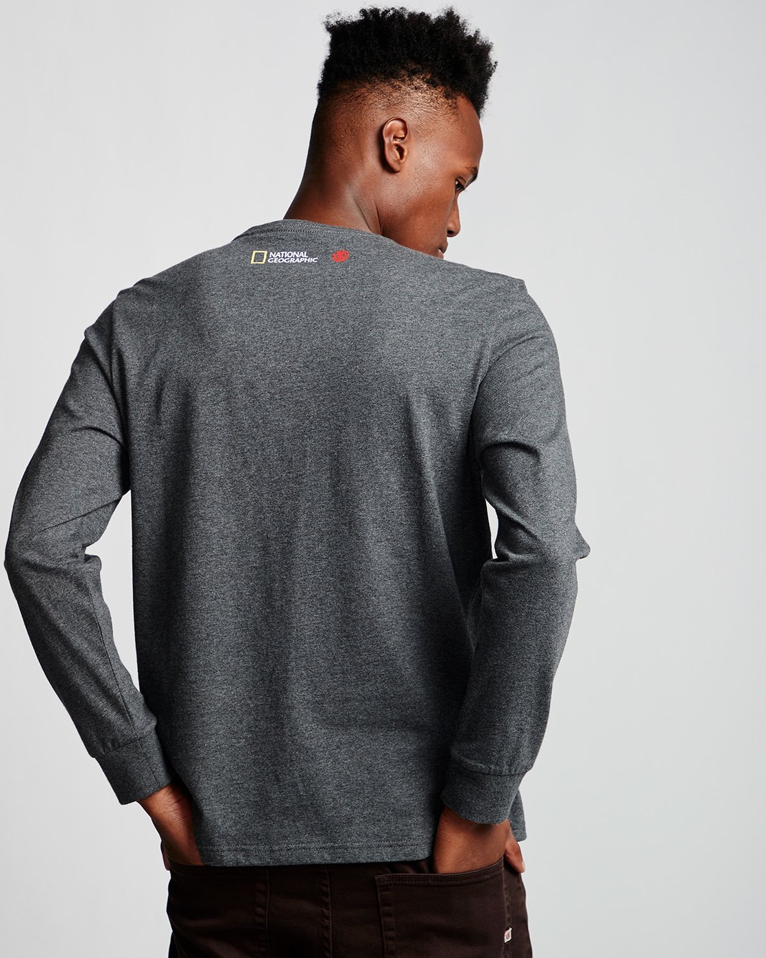 2 Shark Fletcher - Long Sleeve T-Shirt Gray Q1LSB5ELF9 Element