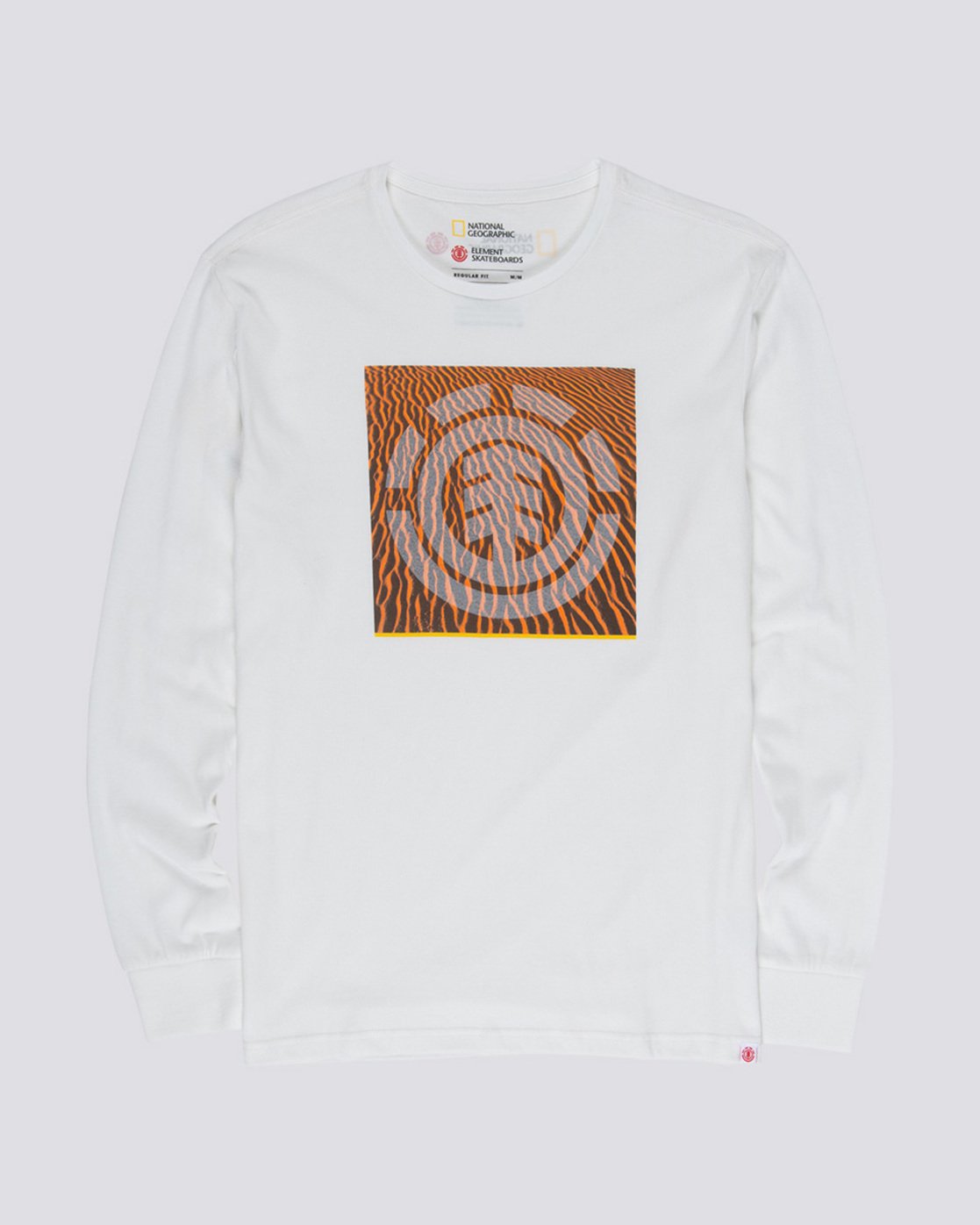 3 Dunes Icon - Long Sleeve T-Shirt White Q1LSC2ELF9 Element