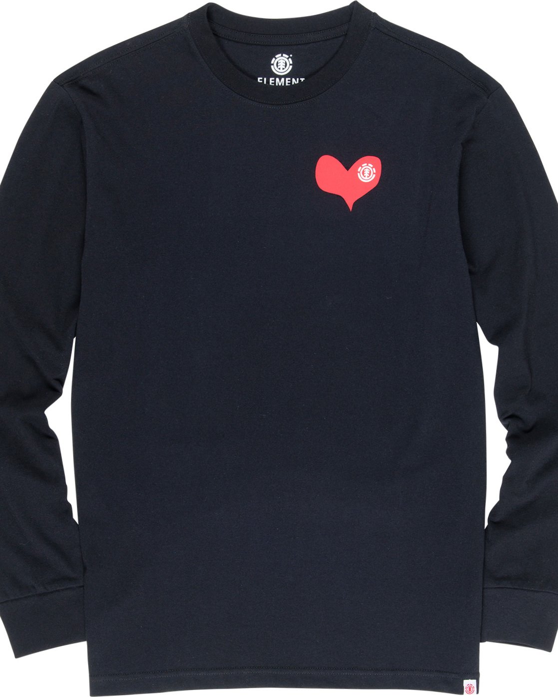 5 Barley - Long Sleeve T-Shirt Black Q1LSC6ELF9 Element