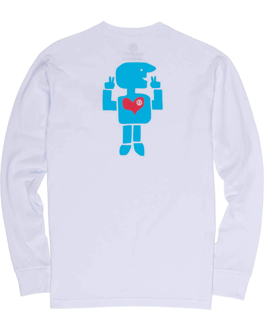 6 Barley - Long Sleeve T-Shirt White Q1LSC6ELF9 Element