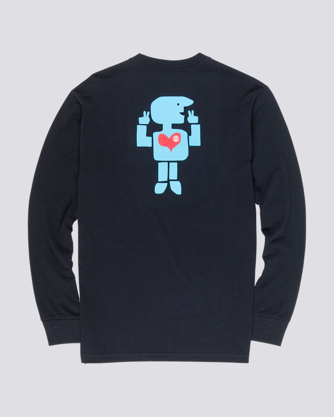 4 Barley - Long Sleeve T-Shirt Black Q1LSC6ELF9 Element