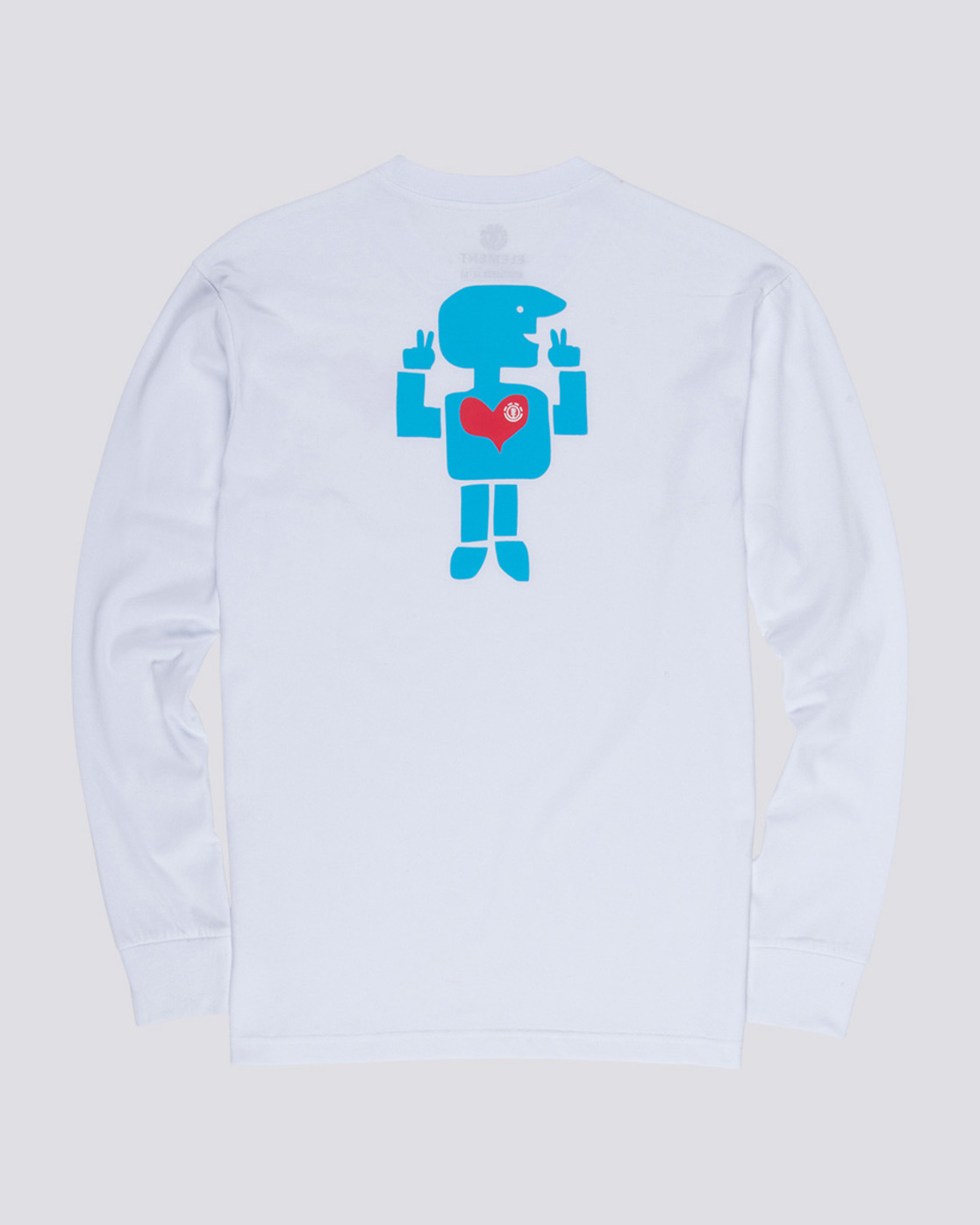 4 Barley - Long Sleeve T-Shirt White Q1LSC6ELF9 Element