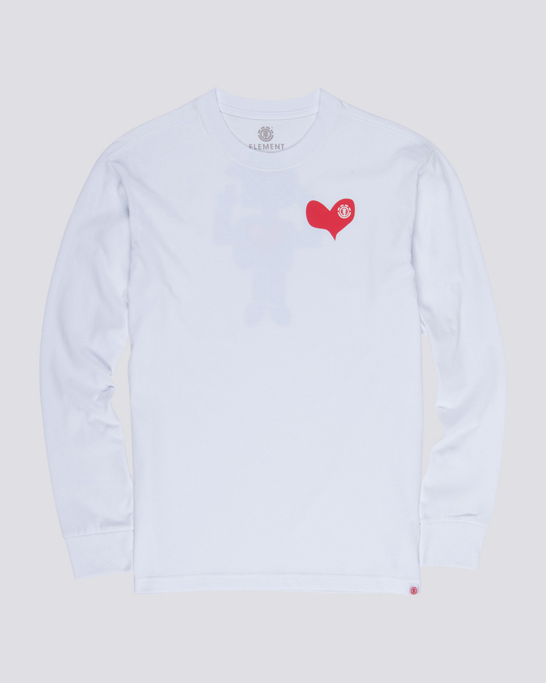 3 Barley - Long Sleeve T-Shirt White Q1LSC6ELF9 Element