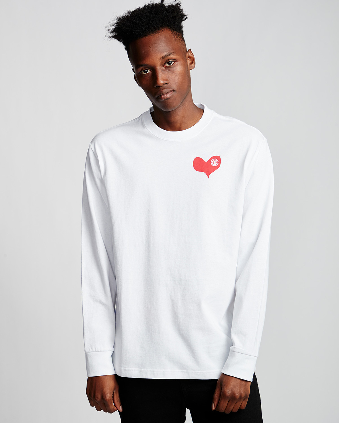 0 Barley - Long Sleeve T-Shirt White Q1LSC6ELF9 Element