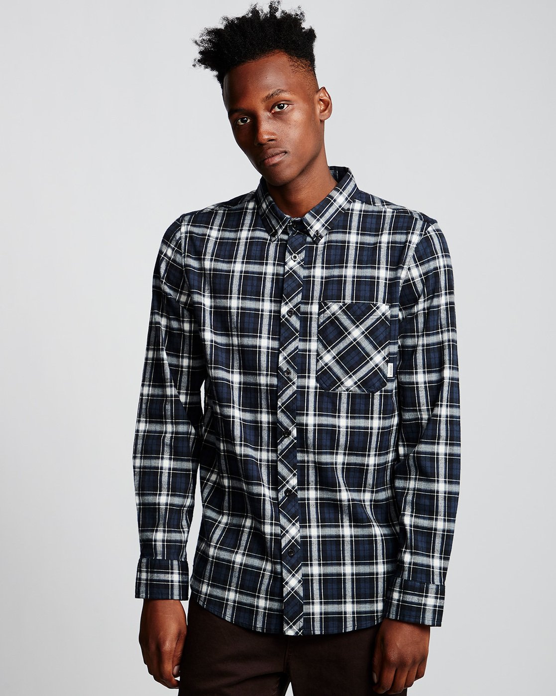 0 Lumber Classic - Long Sleeve Shirt Black Q1SHA3ELF9 Element