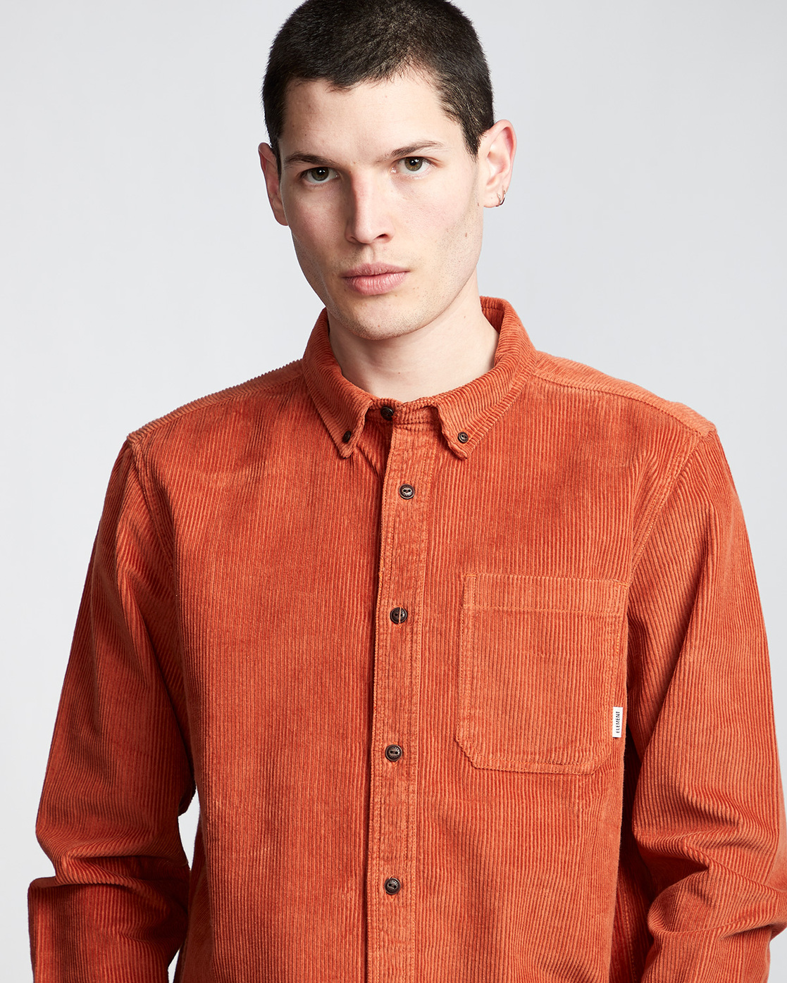 1 Lumber Cord - Long Sleeve Shirt Orange Q1SHA4ELF9 Element