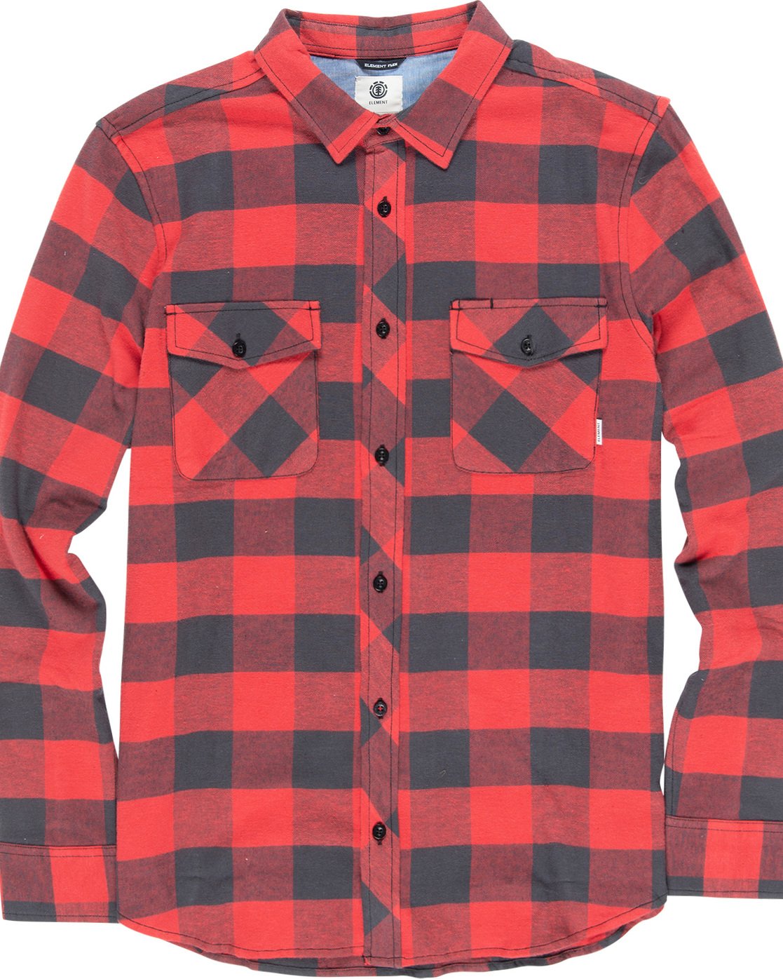 4 Tacoma 2Colors - Long Sleeve Shirt Red Q1SHA5ELF9 Element