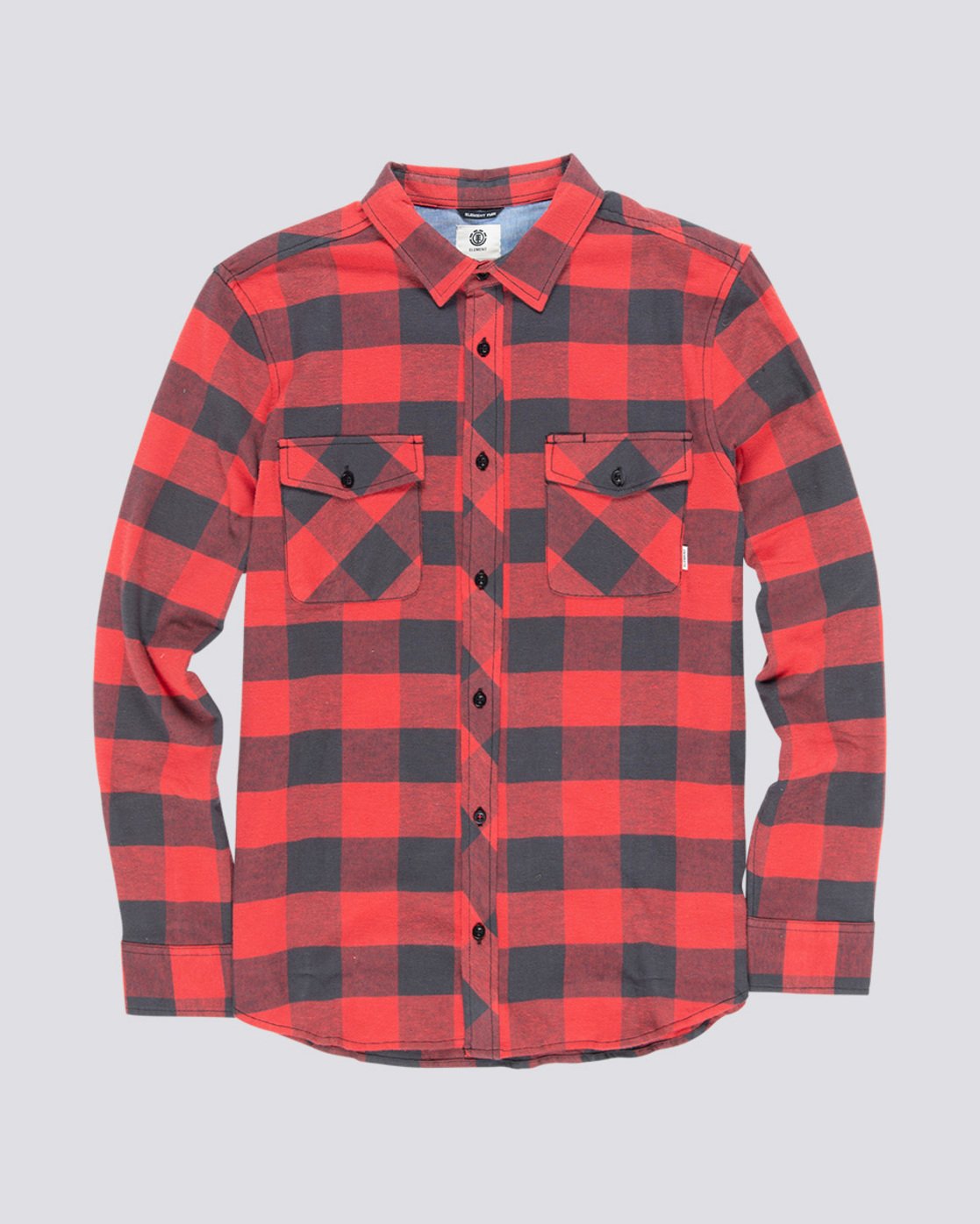 3 Tacoma 2Colors - Long Sleeve Shirt Red Q1SHA5ELF9 Element