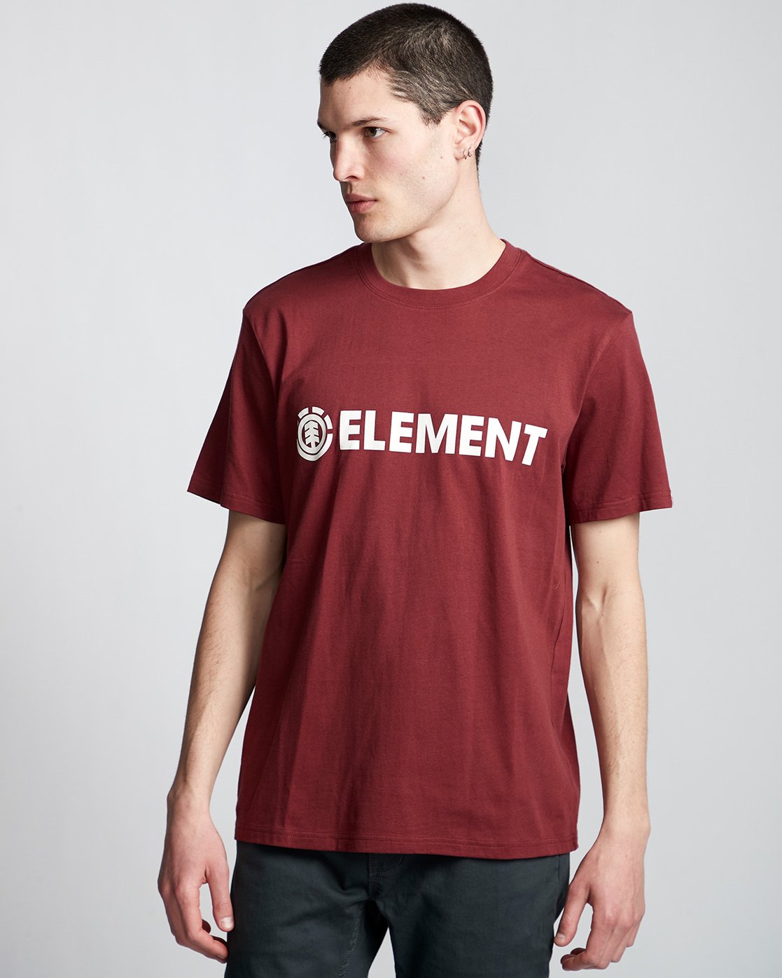 0 Blazin - Short Sleeve T-Shirt for Men Red Q1SSA6ELF9 Element