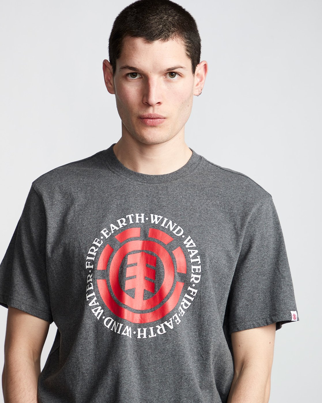 1 Seal - Short Sleeve T-Shirt for Men Gray Q1SSA8ELF9 Element