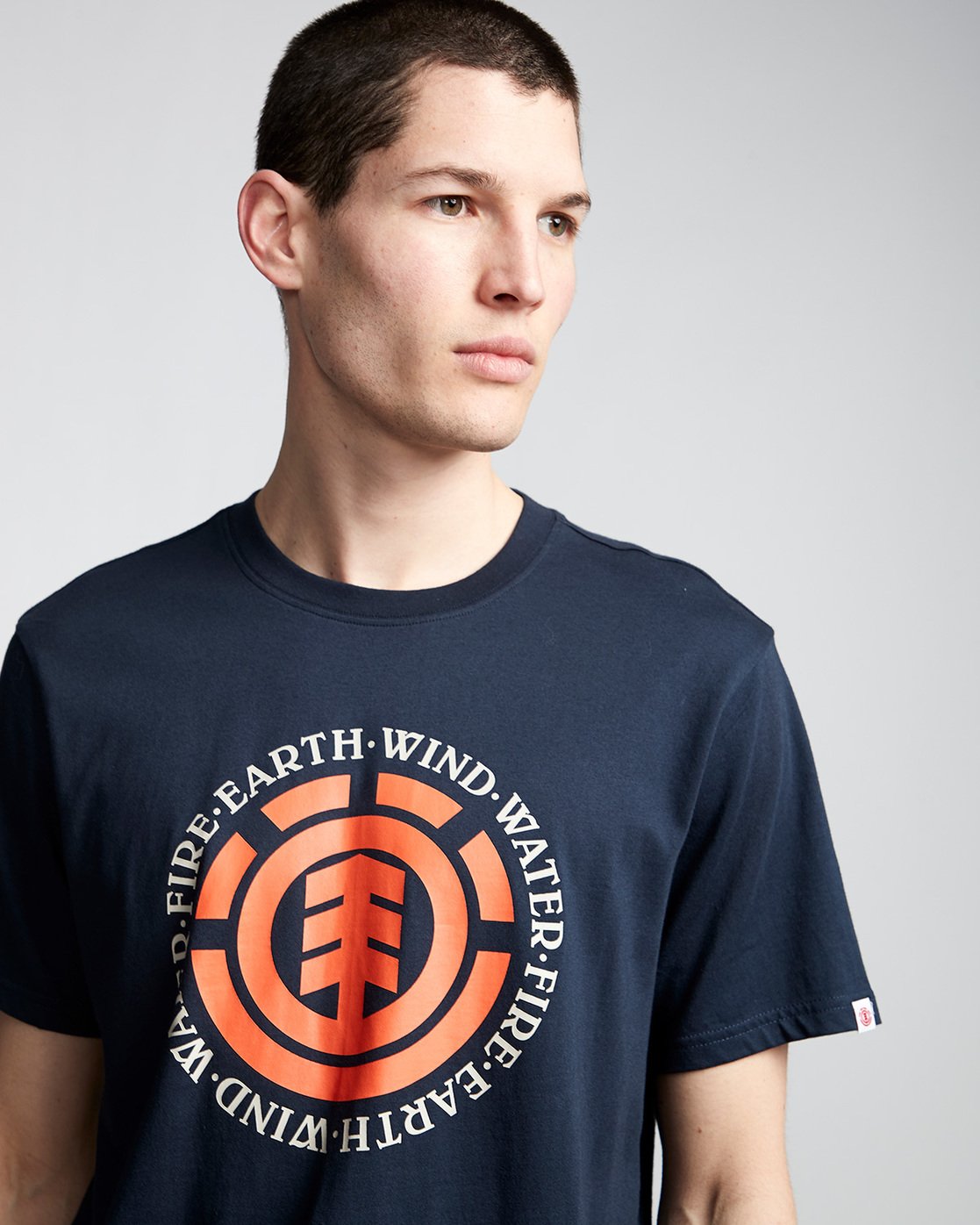 1 Seal - Short Sleeve T-Shirt for Men Blue Q1SSA8ELF9 Element