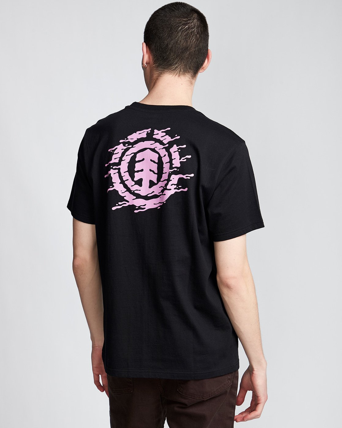 2 Liquid Icon - T-Shirt Black Q1SSB5ELF9 Element