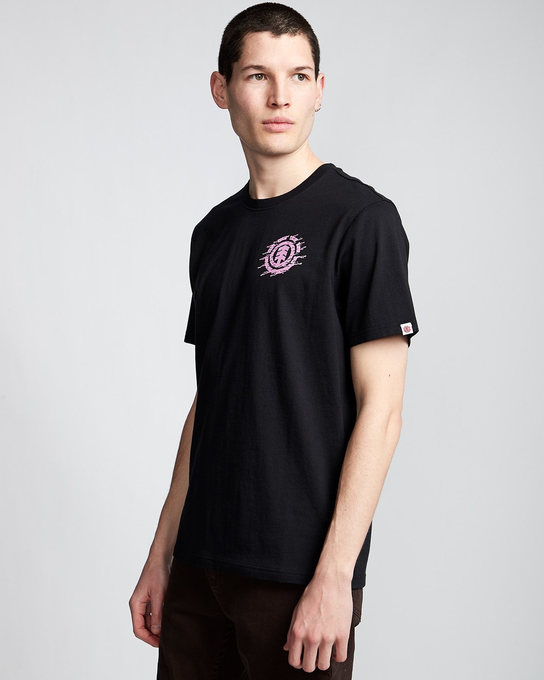 0 Liquid Icon - T-Shirt Black Q1SSB5ELF9 Element