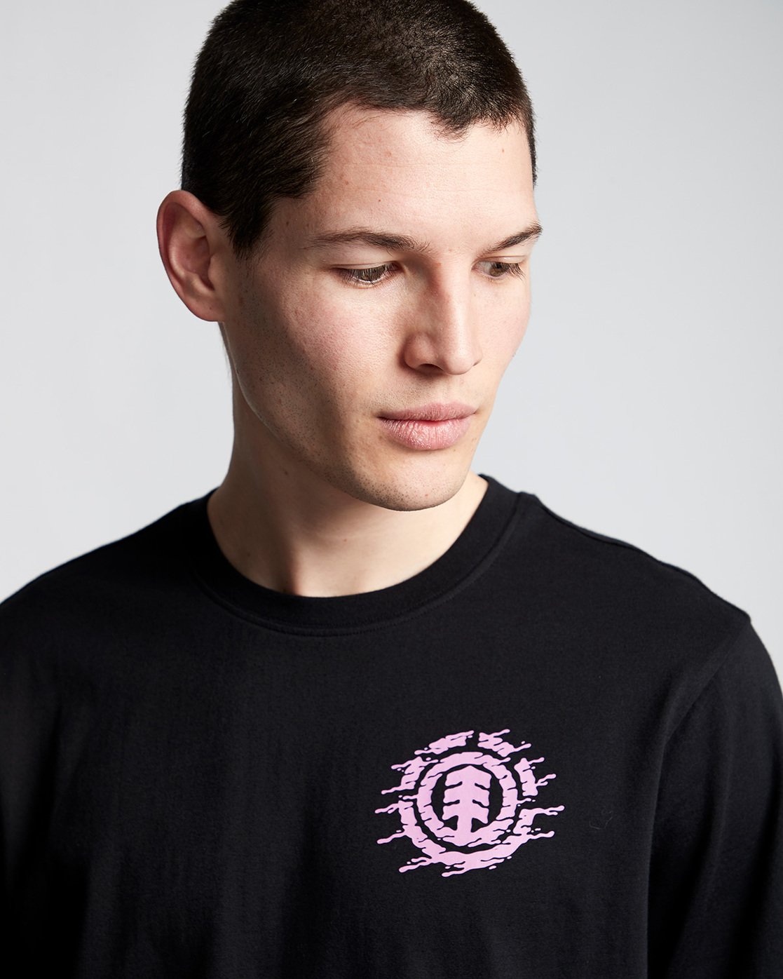 1 Liquid Icon - T-Shirt Black Q1SSB5ELF9 Element