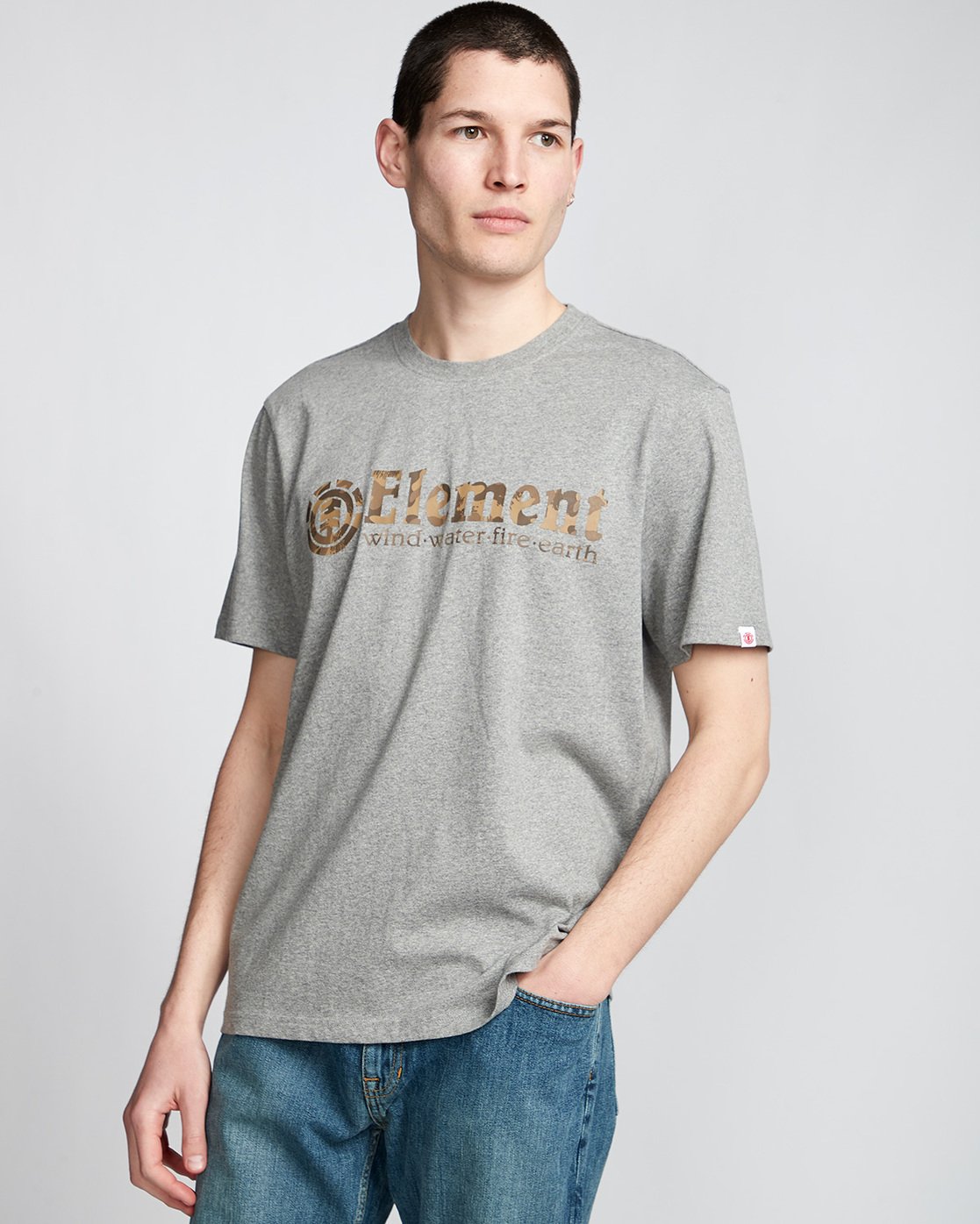 0 Scope - T-Shirt Gray Q1SSB9ELF9 Element