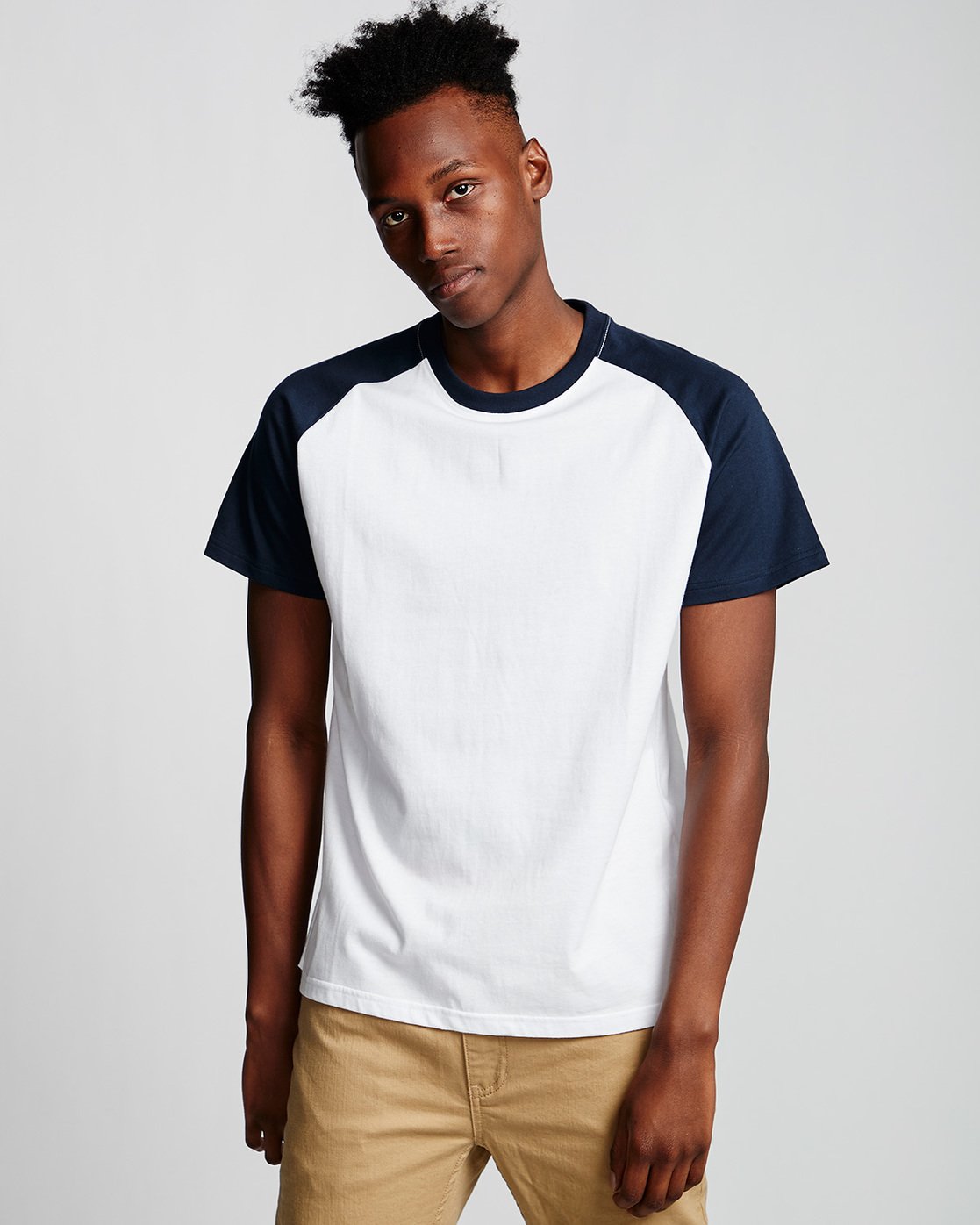 0 Basic Raglan - T-Shirt Blue Q1SSC3ELF9 Element