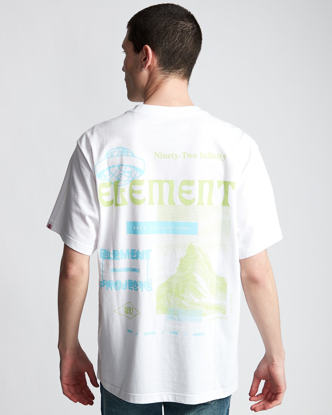 2 Discover - T-Shirt White Q1SSC9ELF9 Element