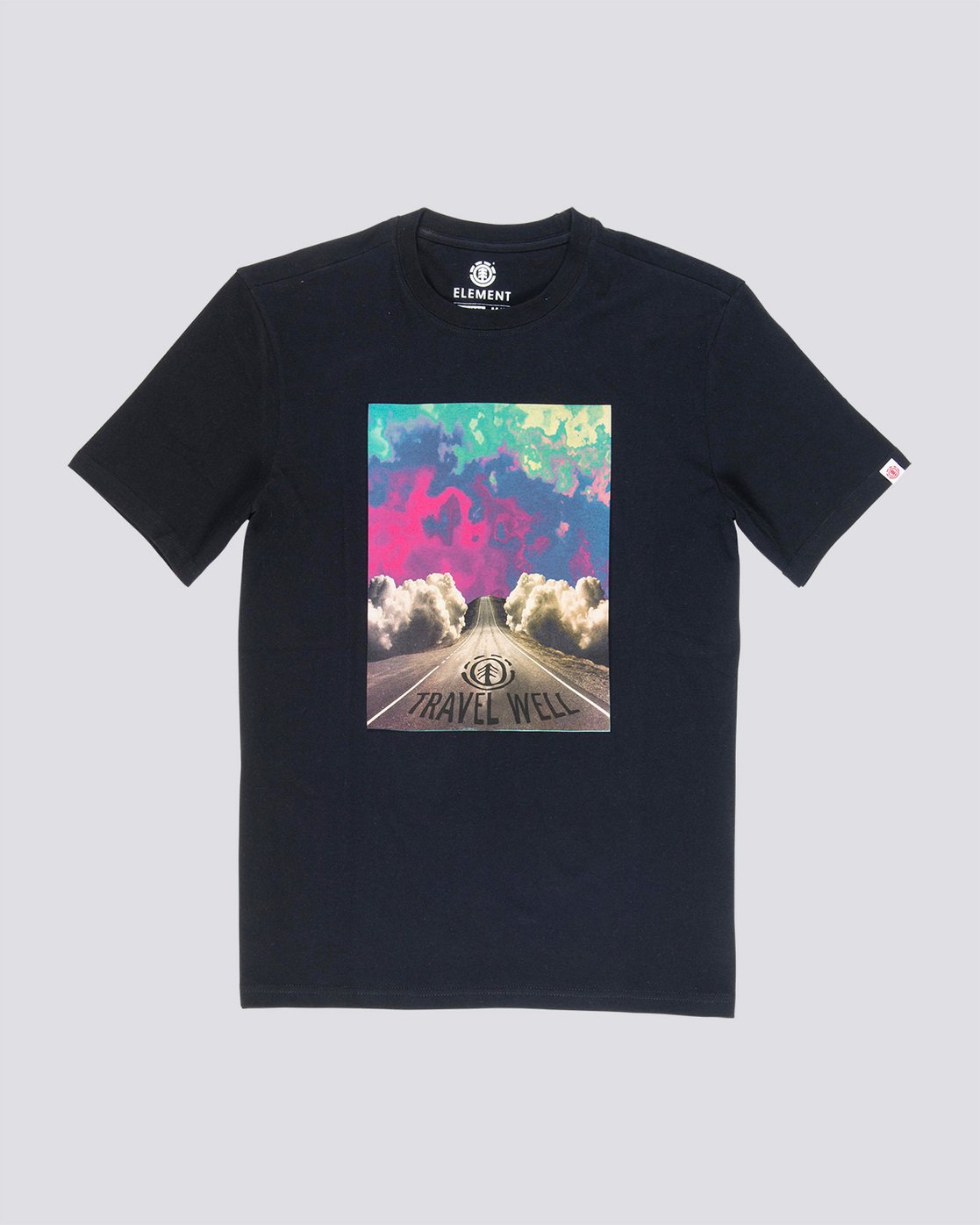 3 Lush - T-Shirt Black Q1SSD4ELF9 Element